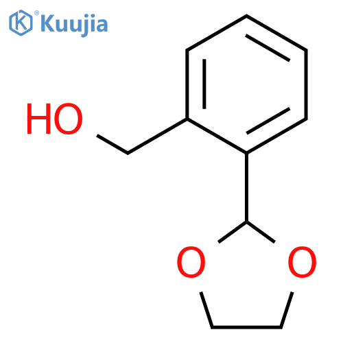 Benzenemethanol, 2-(1,3-dioxolan-2-yl)- structure