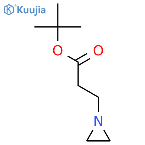 1-Aziridinepropanoicacid, 1,1-dimethylethyl ester structure