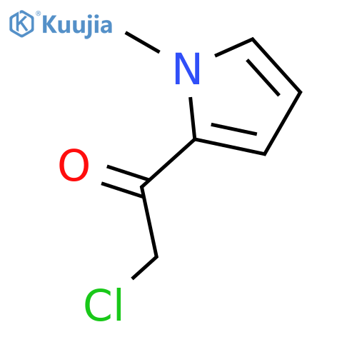 2-Chloro-1-(1-methyl-2-pyrrolyl)ethanone structure