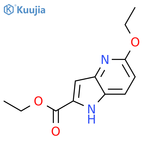 Ethyl 5-Ethoxy-1H-pyrrolo3,2-Bpyridine-2-carboxylate structure