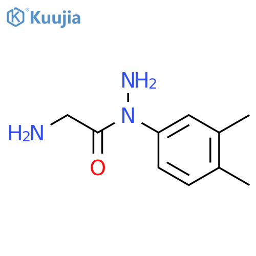 2-(3,4-dimethylphenyl)aminoacetohydrazide structure