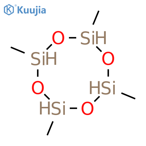 2,4,6,8-Tetramethylcyclotetrasiloxane structure