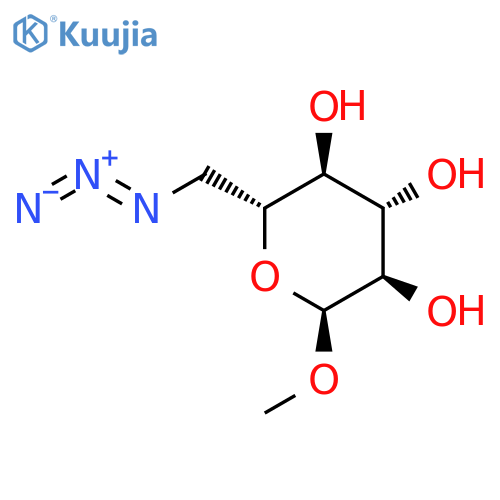 Methyl 6-Azido-6-deoxy-α-D-glucopyranoside structure