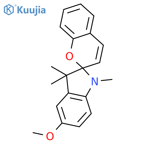 Spiro[2H-1-benzopyran-2,2'-[2H]indole], 1',3'-dihydro-5'-methoxy-1',3',3'-trimethyl- structure
