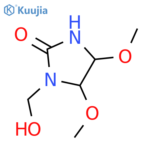 2-Imidazolidinone,1-(hydroxymethyl)-4,5-dimethoxy- structure