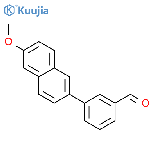 Benzaldehyde,3-(6-methoxy-2-naphthalenyl)- structure