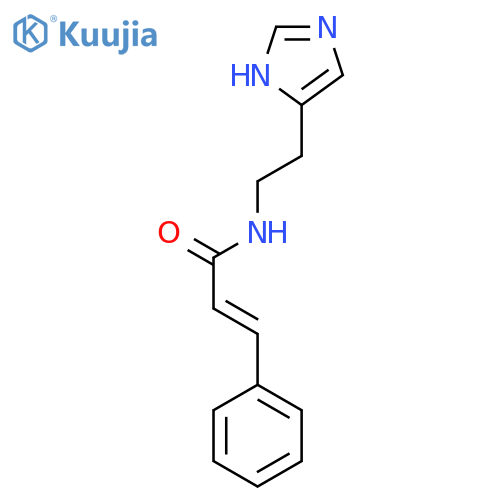 2-Propenamide,N-[2-(1H-imidazol-5-yl)ethyl]-3-phenyl- structure