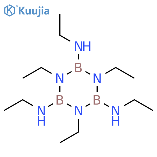 2,4,6-borazinetriamine, N~2~,N~4~,N~6~,1,3,5-hexaethyl- structure