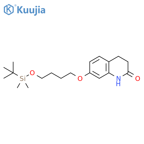 7-[4-[[(1,1-Dimethylethyl)dimethylsilyl]oxy]butoxy]-3,4-dihydro-2(1H)-quinolinone structure