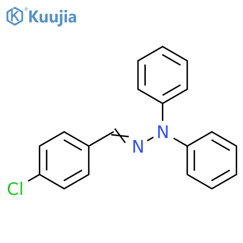 Benzaldehyde, 4-chloro-, 2,2-diphenylhydrazone structure