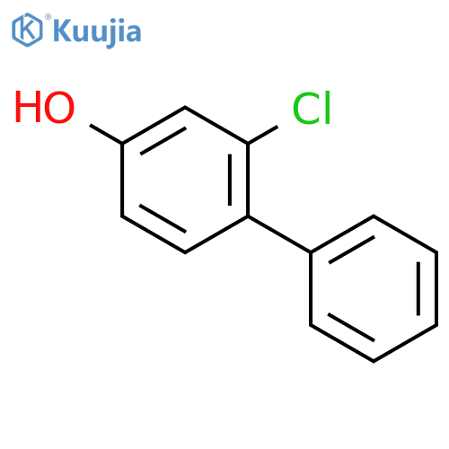 [1,1'-Biphenyl]-4-ol,2-chloro- structure