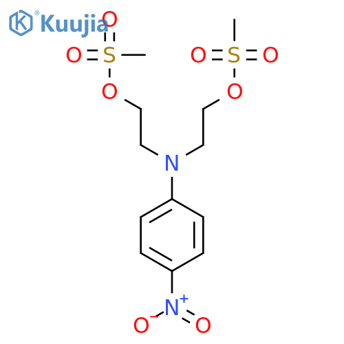 Ethanol,2,2'-[(4-nitrophenyl)imino]bis-, dimethanesulfonate (ester) (9CI) structure