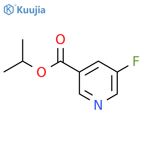 3-Pyridinecarboxylicacid, 5-fluoro-, 1-methylethyl ester structure