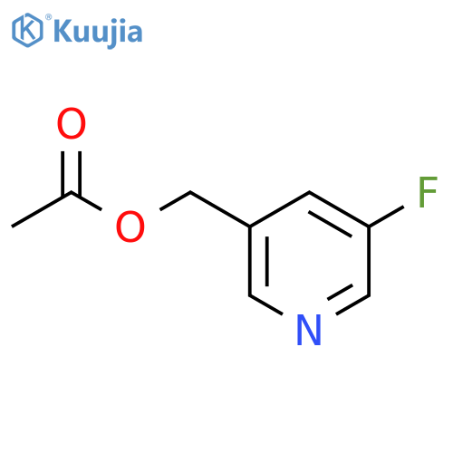 3-Pyridinemethanol,5-fluoro-, 3-acetate structure