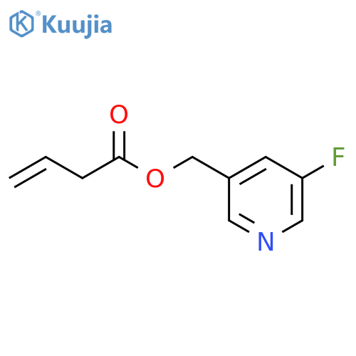 3-Butenoic acid,(5-fluoro-3-pyridinyl)methyl ester structure