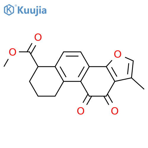 Phenanthro[1,2-b]furan-6-carboxylicacid, 6,7,8,9,10,11-hexahydro-1,6-dimethyl-10,11-dioxo-, (6S)- structure