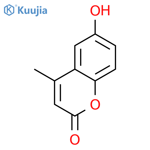 6-Hydroxy-4-methylcoumarin structure