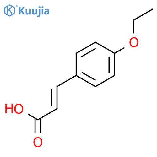 3-(4-ethoxyphenyl)prop-2-enoic acid structure