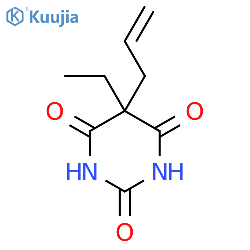 2,4,6(1H,3H,5H)-Pyrimidinetrione,5-ethyl-5-(2-propen-1-yl)- structure