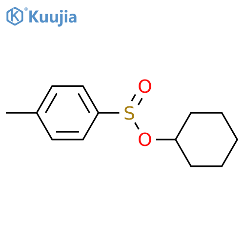 Benzenesulfinic acid,4-methyl-, cyclohexyl ester structure