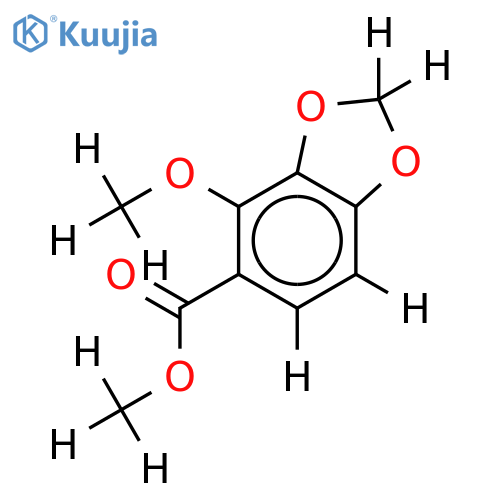 Me etherMe ester-2-Hydroxy-3,4-methylenedioxybenzoic acid structure