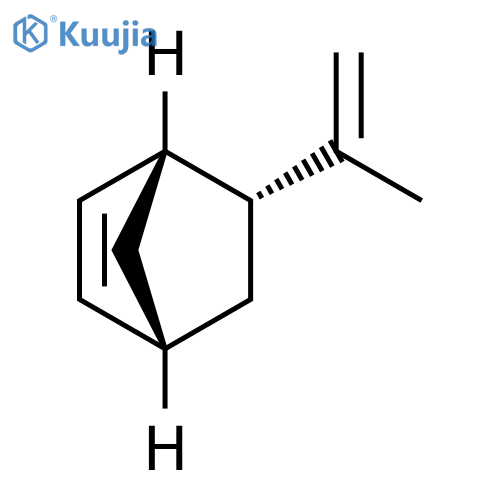 Bicyclo[2.2.1]hept-2-ene, 5-(1-methylethenyl)-, (1R,4R,5R)-rel- structure