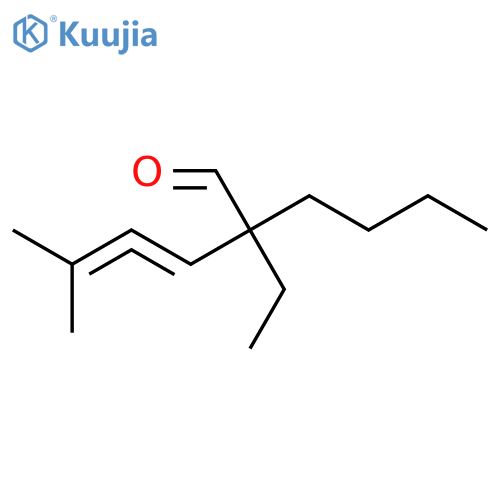 3,4-Hexadienal,2-butyl-2-ethyl-5-methyl- structure
