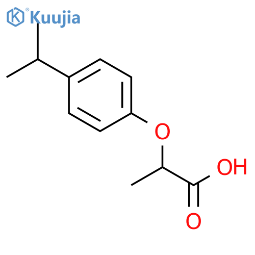 2-(4-Isopropylphenoxy)propanoic acid structure