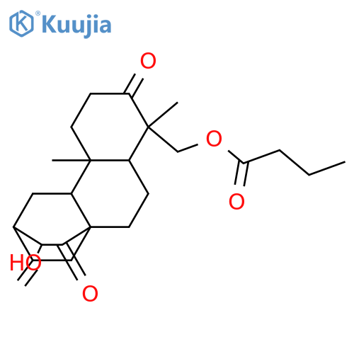 13,19-Dihydroxy-16-atisene-3,14-dione; (ent-13S)-form, 19-Butanoyl structure