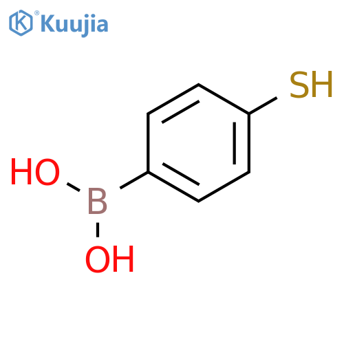 4-Mercaptophenylboronic acid structure