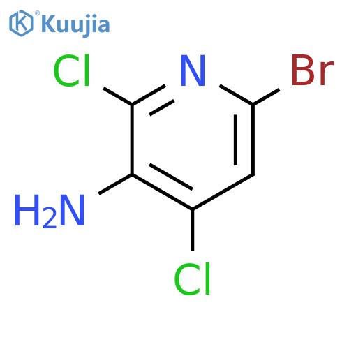 3-Amino-6-bromo-2,4-dichloropyridine structure
