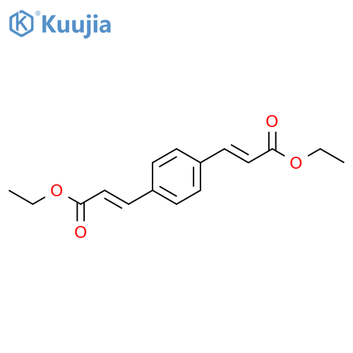 2-Propenoic acid, 3,3'-(1,4-phenylene)bis-, diethyl ester, (E,E)- structure
