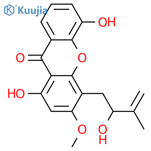 1,3,5-Trihydroxy-4-prenylxanthone; Δ3'-Isomer, 2'ξ-hydroxy, 3-Me ether structure