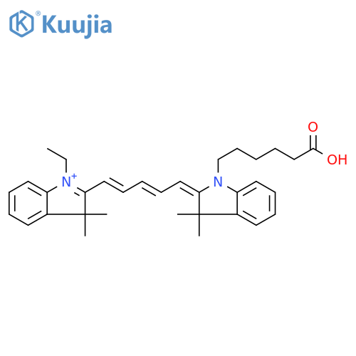 Didesulfo Cyanine 5 Monofunctional Hexanoic Acid Dye structure