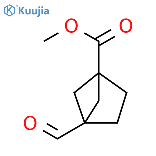 methyl 4-formylbicyclo[2.1.1]hexane-1-carboxylate structure