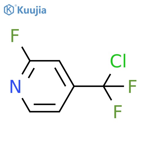 4-(Chlorodifluoromethyl)-2-fluoropyridine structure