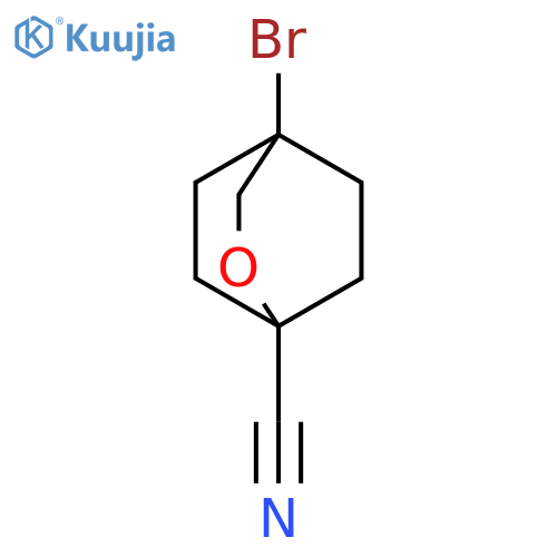 4-bromo-2-oxabicyclo[2.2.2]octane-1-carbonitrile structure
