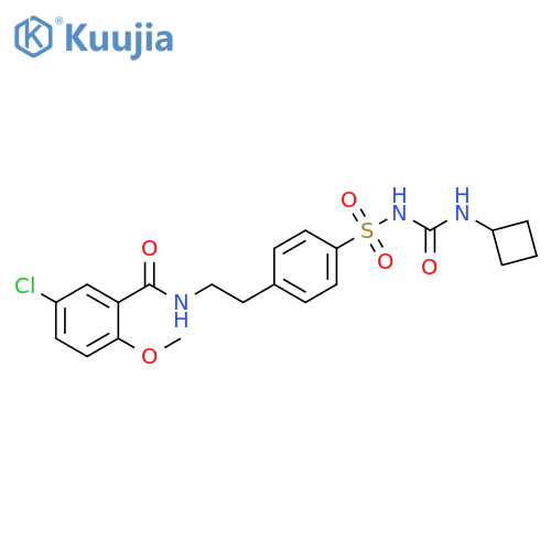 Benzamide,5-chloro-N-[2-[4-[[[(cyclobutylamino)carbonyl]amino]sulfonyl]phenyl]ethyl]-2-methoxy- structure