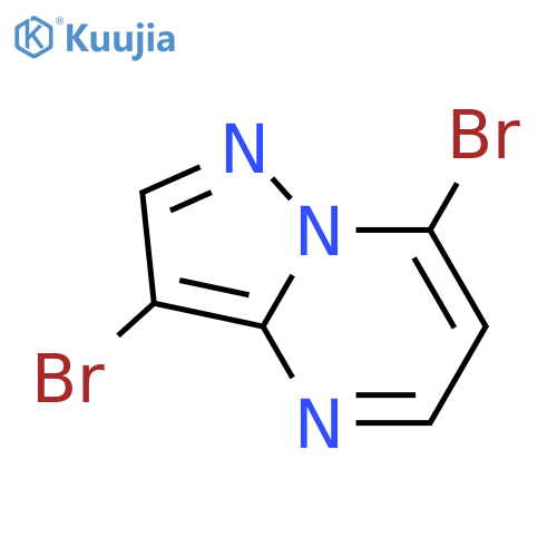 3,7-dibromopyrazolo1,5-apyrimidine structure
