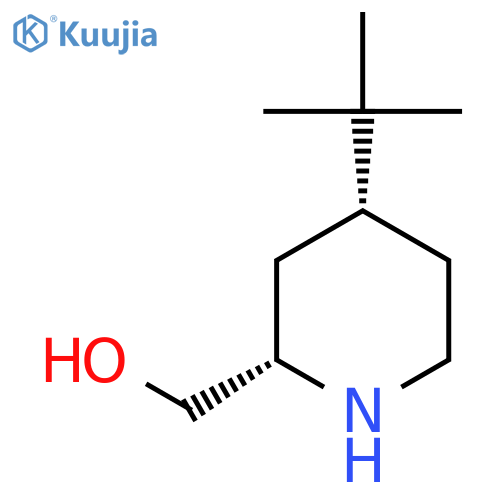 [(2S,4R)-4-Tert-butylpiperidin-2-yl]methanol structure