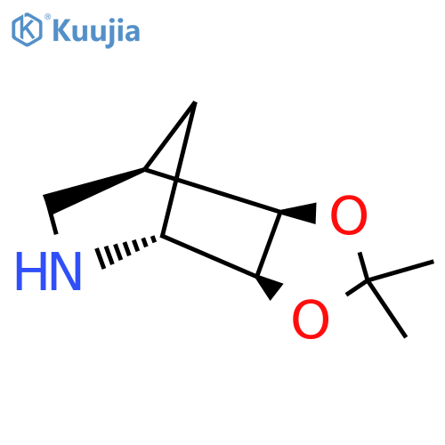 rac-(1R,2R,6S,7R)-4,4-dimethyl-3,5-dioxa-8-azatricyclo[5.2.1.0,2,6]decane structure