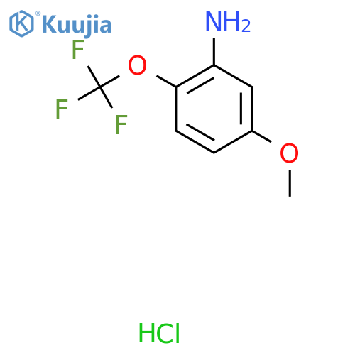 5-Methoxy-2-(trifluoromethoxy)aniline hydrochloride structure