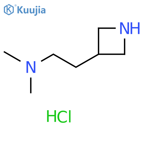 2-(azetidin-3-yl)-N,N-dimethyl-ethanamine;dihydrochloride structure