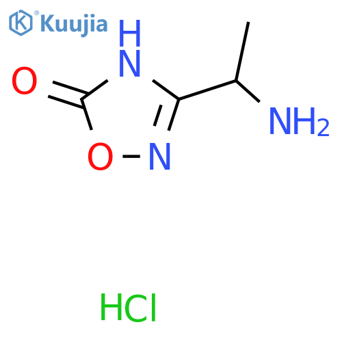 3-(1-Aminoethyl)-4H-1,2,4-oxadiazol-5-one;hydrochloride structure
