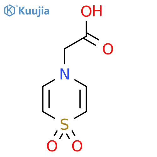 2-(1,1-Dioxo-1,4-thiazin-4-yl)acetic acid structure