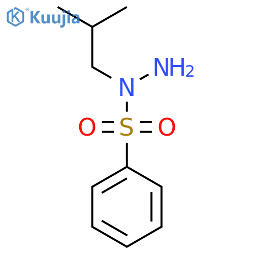 N-(2-Methylpropyl)benzenesulfonohydrazide structure