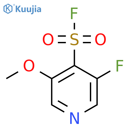3-Fluoro-5-methoxypyridine-4-sulfonyl fluoride structure
