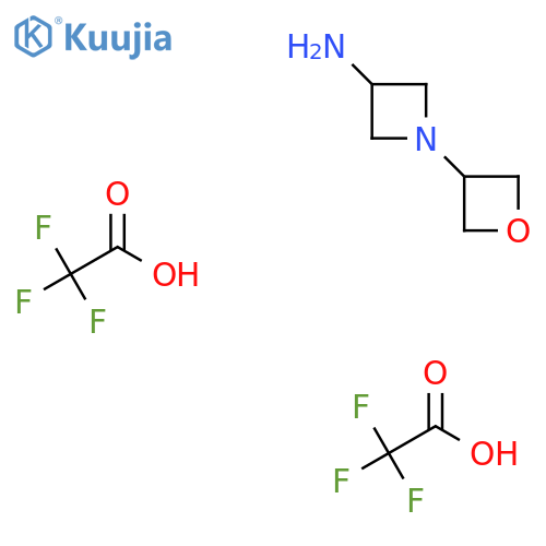 1-(oxetan-3-yl)azetidin-3-amine bis(trifluoroacetate) structure