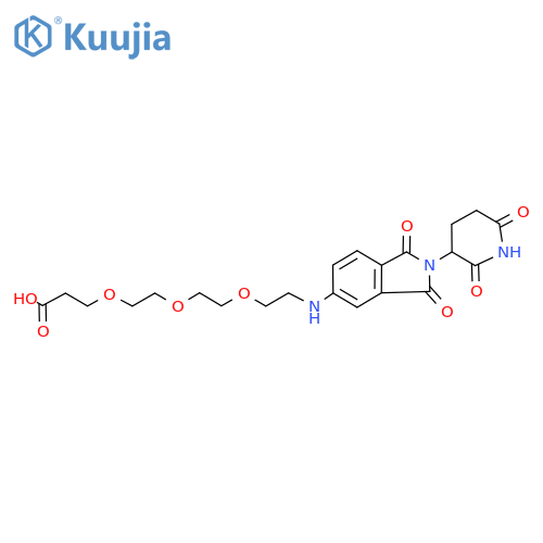 Thalidomide-NH-PEG3-COOH structure