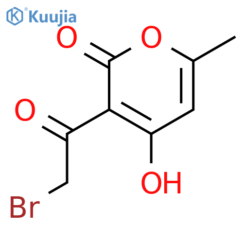 3-(2-Bromoacetyl)-4-hydroxy-6-methyl-2H-pyran-2-one structure